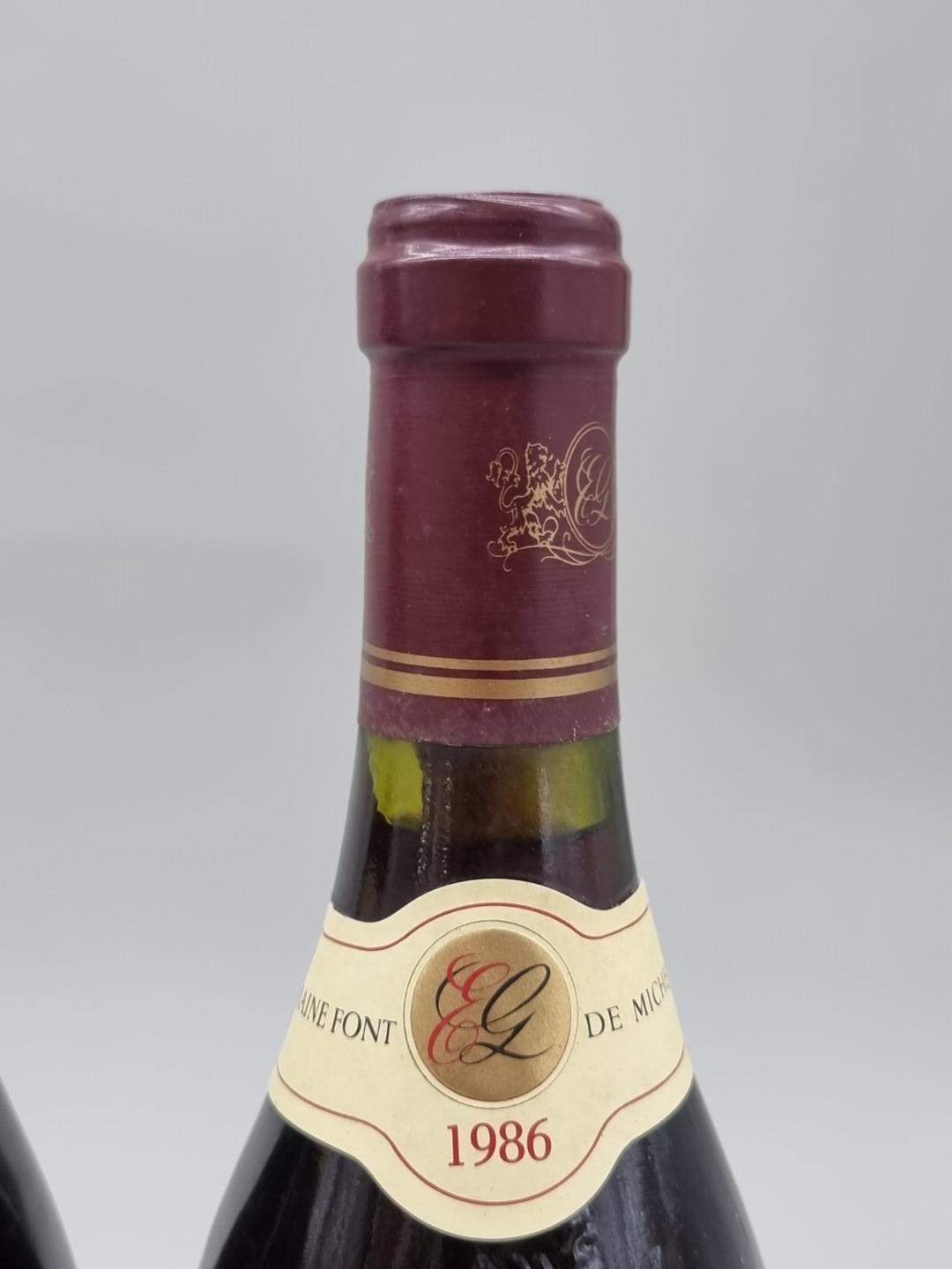 Six 75cl bottles of Chateauneuf du Pape, 1986, Font de Michelle. (6) - Image 4 of 6