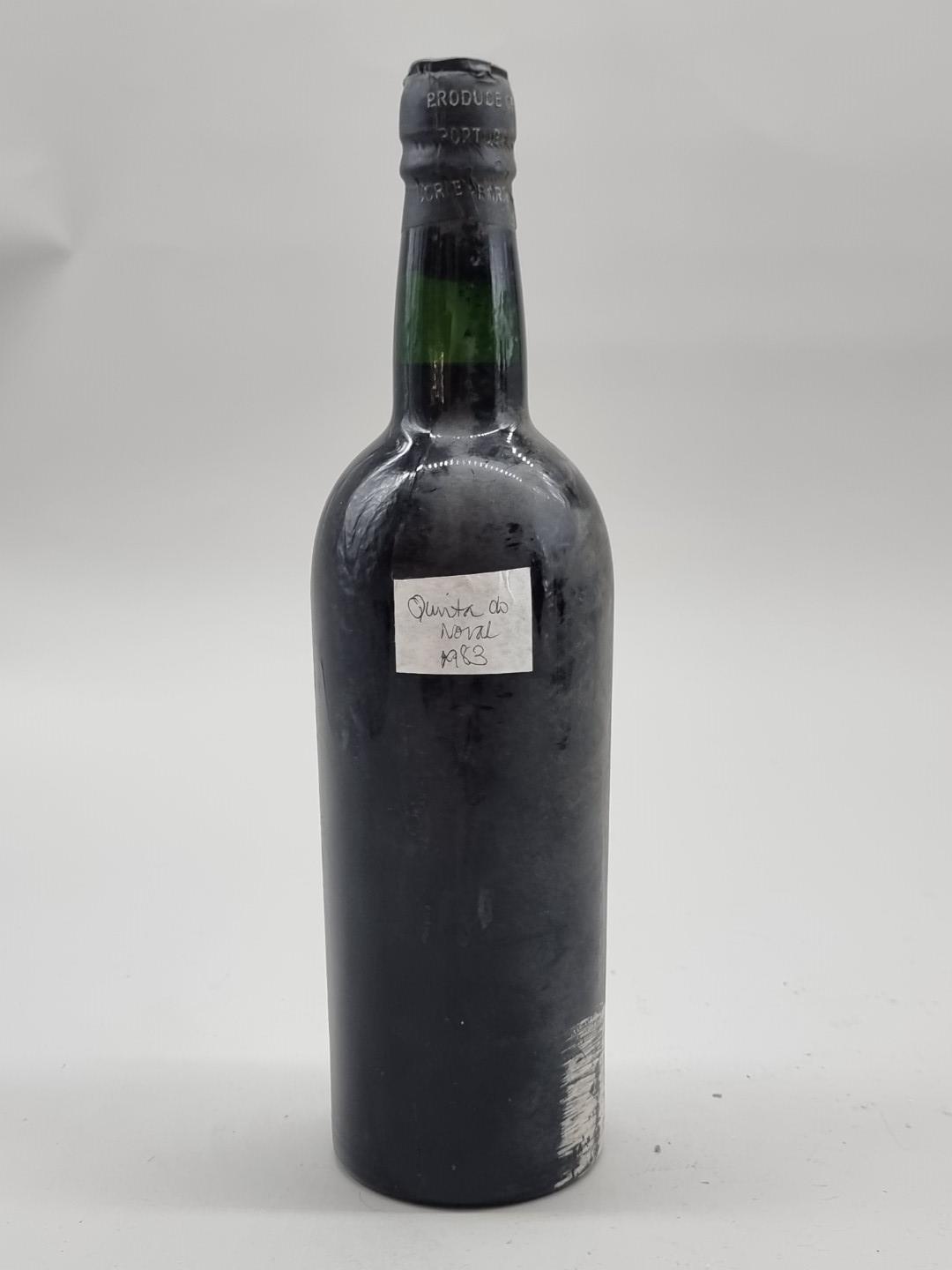 A bottle of Quinta do Noval 1983 Vintage Port, (no label).