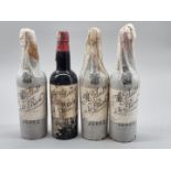 Four half bottles of Oloroso Viejisimo Sherry, Antonio de la Riva, 1940s bottling. (4)