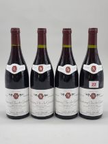 Four 75cl bottles of Santenay Clos des Gravieres, 1er Cru, 1995, Domaine Adrien Belland. (4)