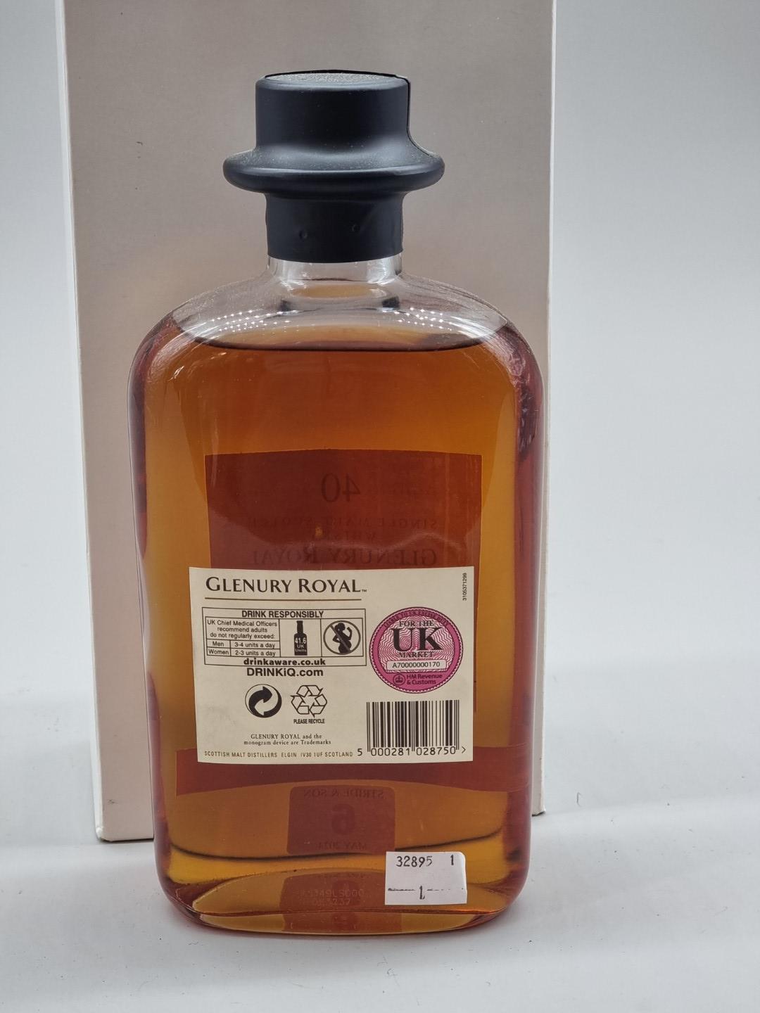 A 70cl Limited Edition bottle of Glenury Royal 40 Year Old 1970 Whisky, 59.4% abc, bottle no.0403, - Bild 2 aus 4