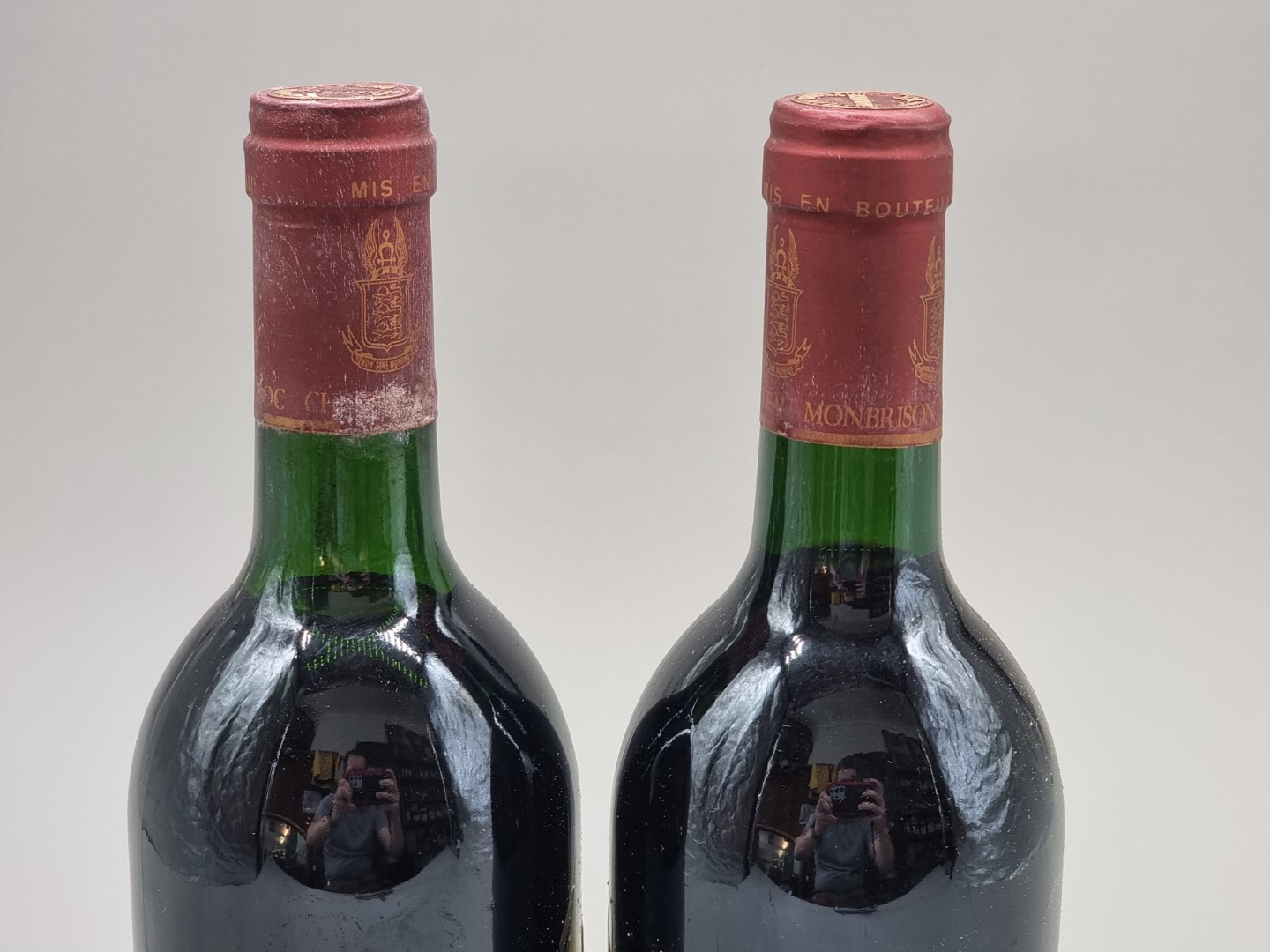 Two 75cl bottles of Chateau Monbrison, 1988, Cru Bourgeois Margaux. (2) - Image 3 of 3