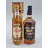 A 1 litre bottle of Southern Comfort 'Reserve'; together with a 70cl bottle of Grant's blended