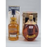 A 70cl bottle of Old Pulteney 12 Year Old Whisky, in card tube; together with a 1 litre bottle of