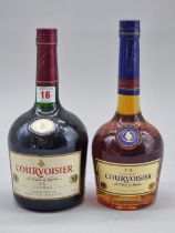 Two bottles of Courvoisier VS Cognac, comprising: a 1 litre and 70cl example. (2)