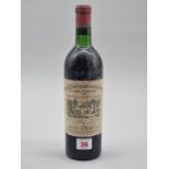 A 75cl bottle of Chateau Cabonnieux, Graves de Leognan, 1961.