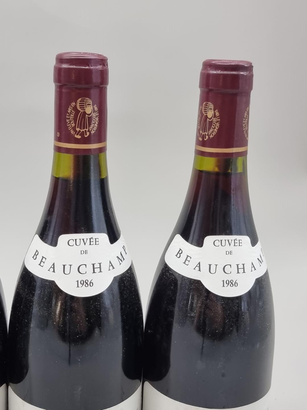 Six 75cl bottles of Gigondas Cuvee Beauchamps, 1986, Chateau de Montmirail. (6) - Bild 4 aus 4