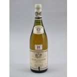 A 75cl bottle of Charlemagne Grand Cru, 1995, Louis Jadot.