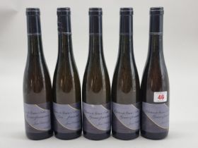 Five 37.5cl bottles of Gewurztraminer Selection Grains Nobles, 1989, Jean Schaetzel. (5)