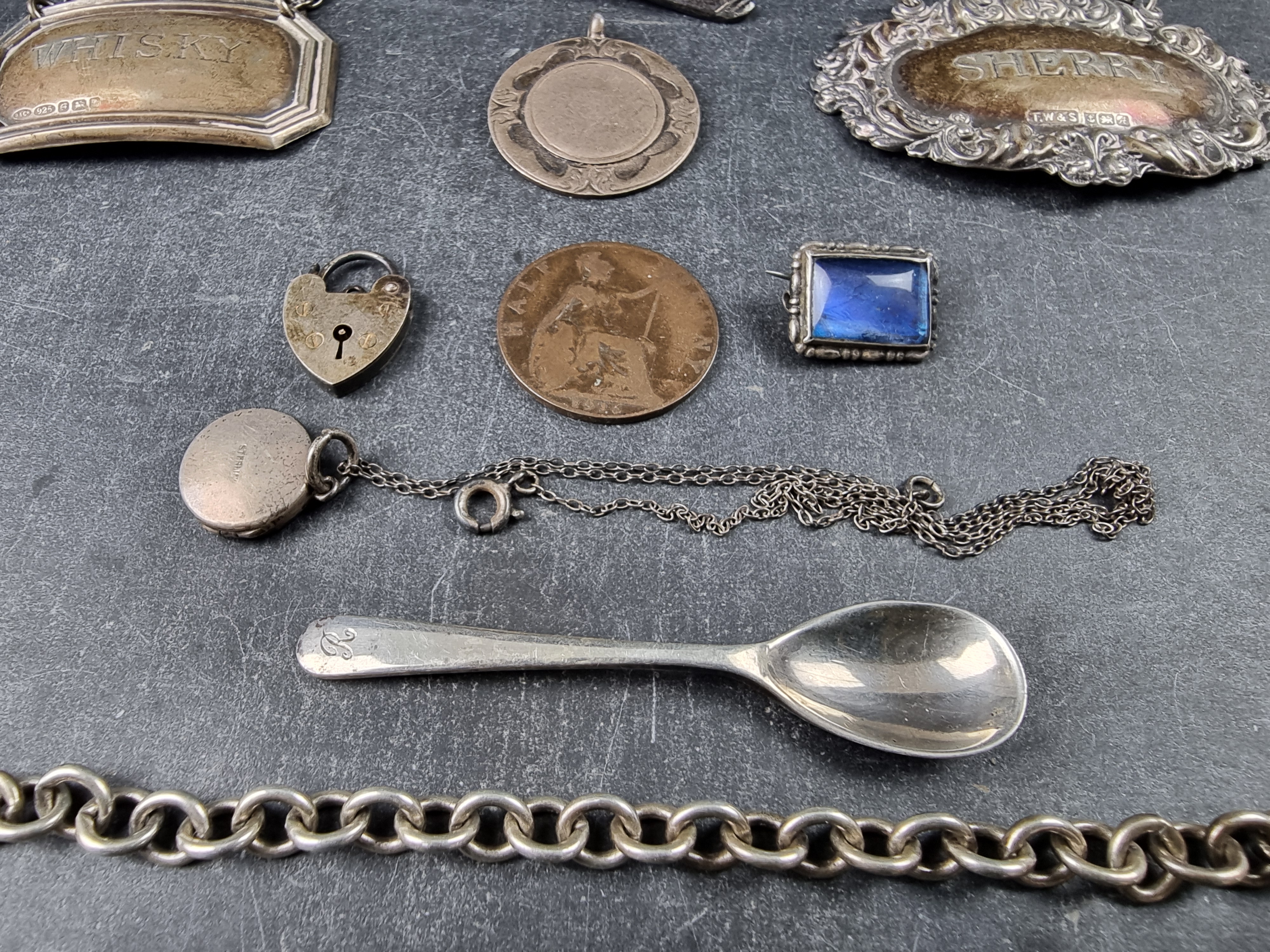 A group of silver and .925 jewellery; together with other silver items. - Image 2 of 3