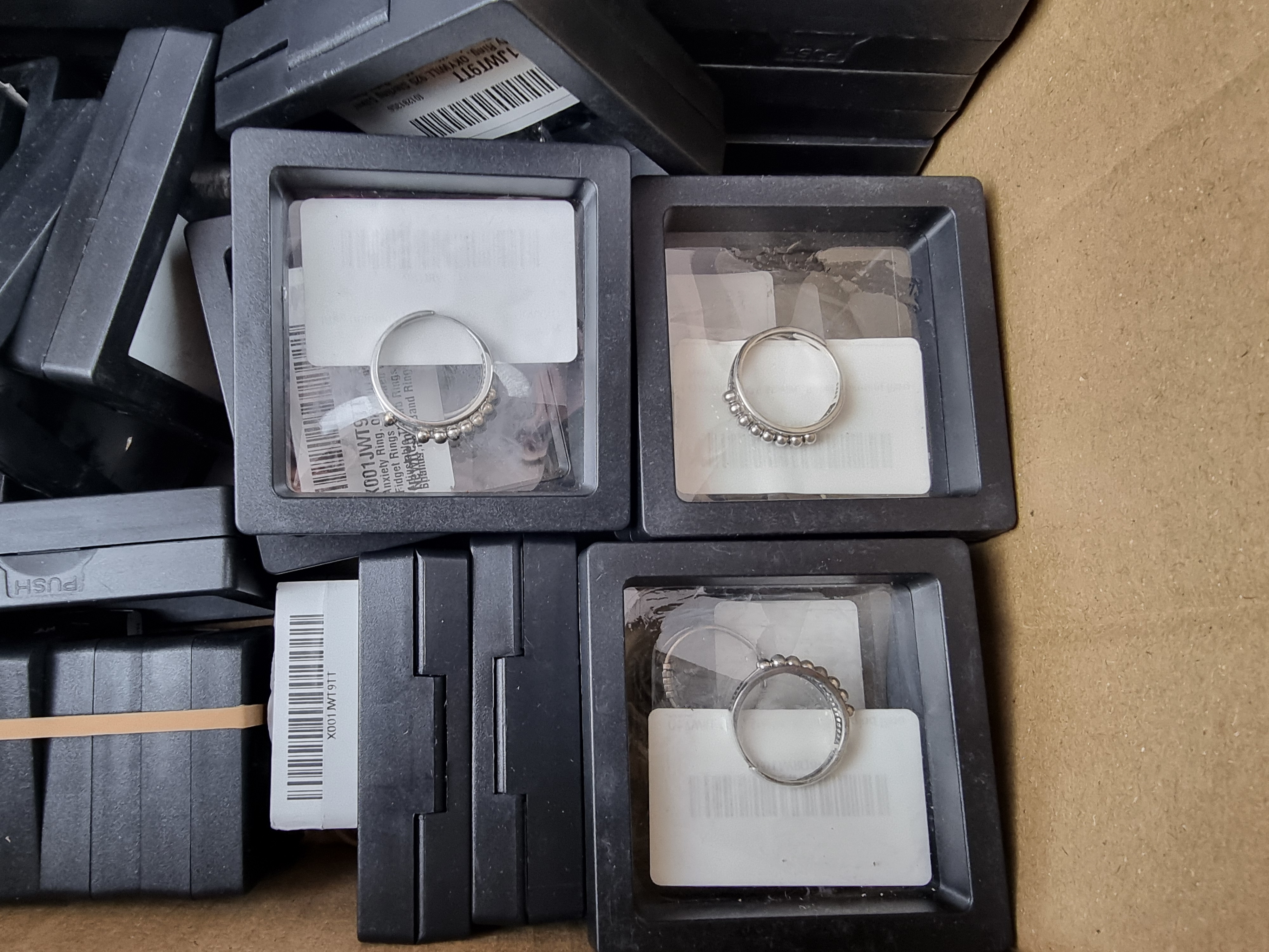 Approximately 80 silver rings and necklaces. - Image 3 of 3