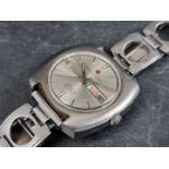 A 1970s Felca Titoni 'Space Star 2000' day-date stainless steel automatic wristwatch, 39mm, Ref.