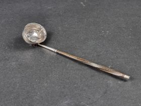 A George IV silver and baleen toddy ladle, by George Knight, London 1824, 18.5cm long, gross