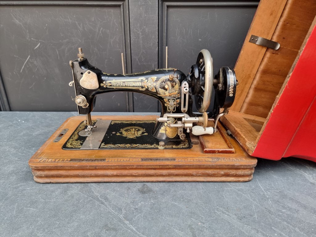 A Frister & Rossmann Sewing machine.