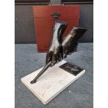 Golfing Interest: Juan Soler, 'My Hands', a bronze sculpture of the grip of Seve Ballesteros,