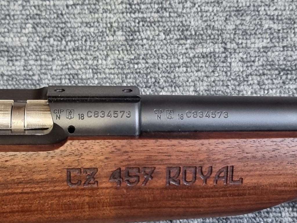 A CZ 457 Royal .22WMR/.17HMR bolt action rifle, Serial No.C834573, with sound rod.  PLEASE NOTE A - Image 4 of 6