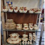 An extensive Royal Albert ‘Old Country Roses’ pattern tea and dinner service, (some seconds).