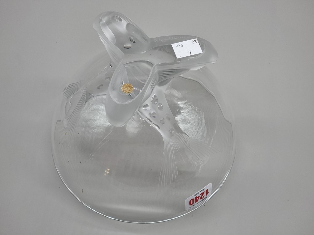 A Lalique 'Igor' glass caviar bowl, 20cm diameter. - Image 3 of 4