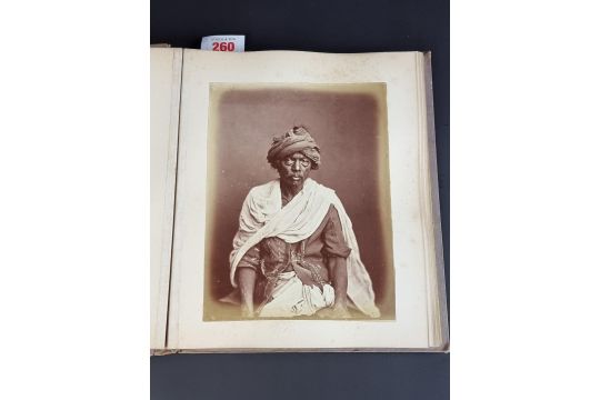 INDIA: PHOTOGRAPH ALBUM: good album of 41 albumen-print photographs of Indian castes and views, - Image 11 of 46