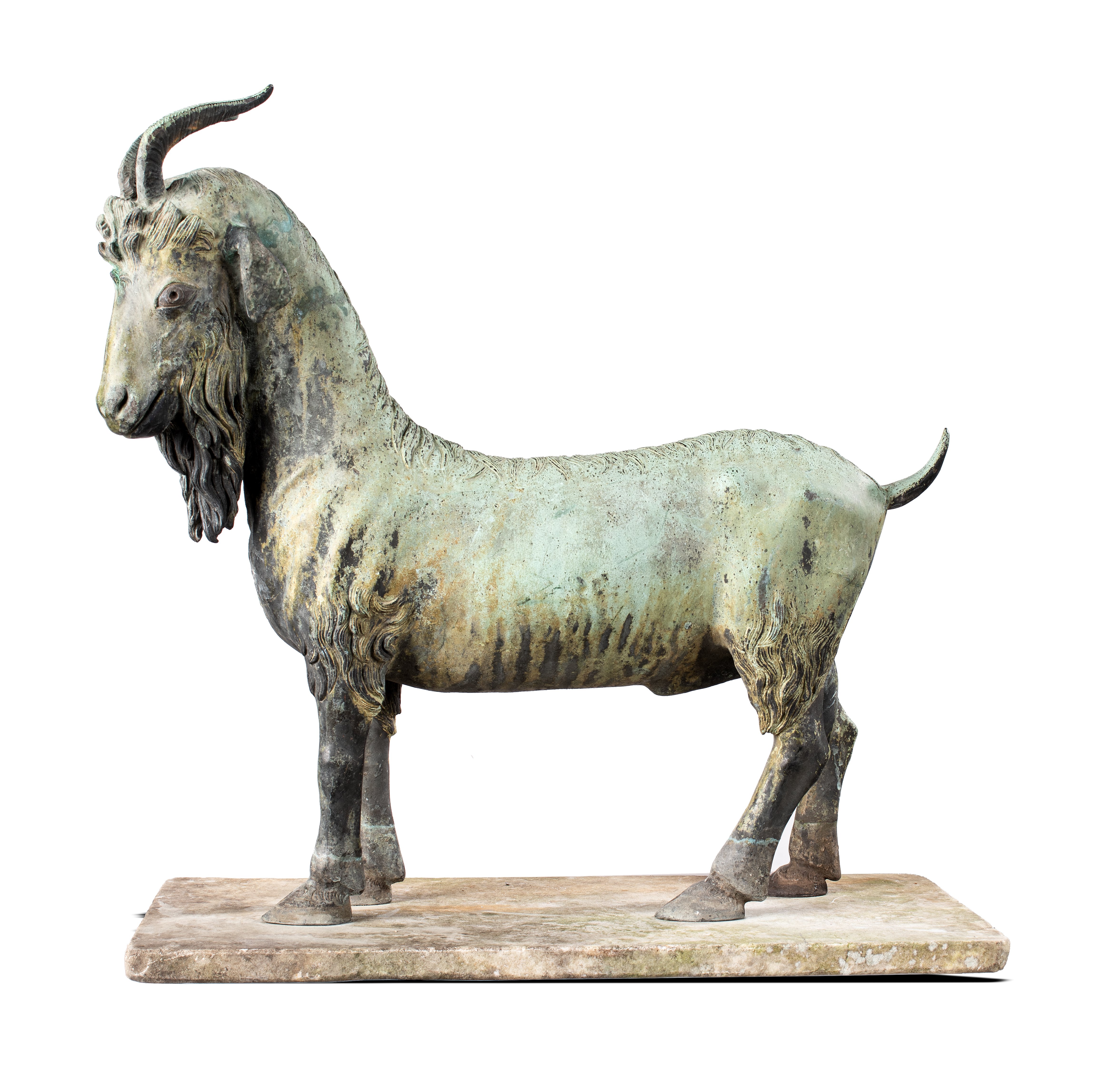 A bronze mountain goat - Image 6 of 6