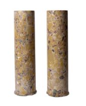 A pair of Brèche d‘Alet marble columns