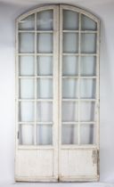 A large pair of French doors