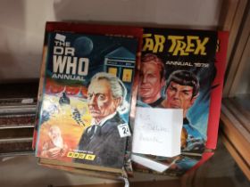 1965 first Dr Who annual plus others incl Star Trek