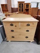 3ht pine chest of drawers