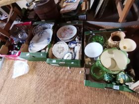5 x misc china and glassware