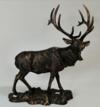 A metal model of an Imperial stag