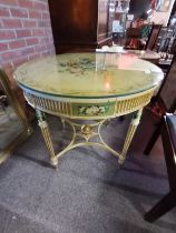 A French style painted table