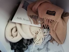 A collection of lady's scarves