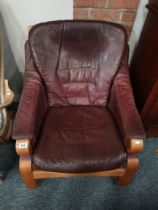 Vintage Bentwood Apollo Armchair by Svend Skipper for Kippers Mobler 1970's