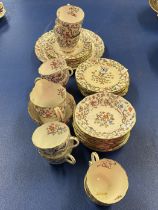 A part service of Spode 'Summer Blossom' teawares