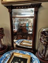 A Regency mahogany pier mirror