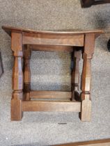 Robert Thompson, an early Mouseman oak stool