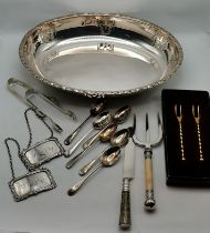 A group of silver and silver-plate, William IV and later