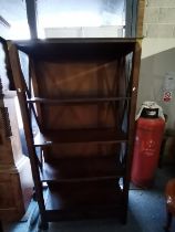 Laura Ashley Balmoral 2 drawer Chestnut book shelf