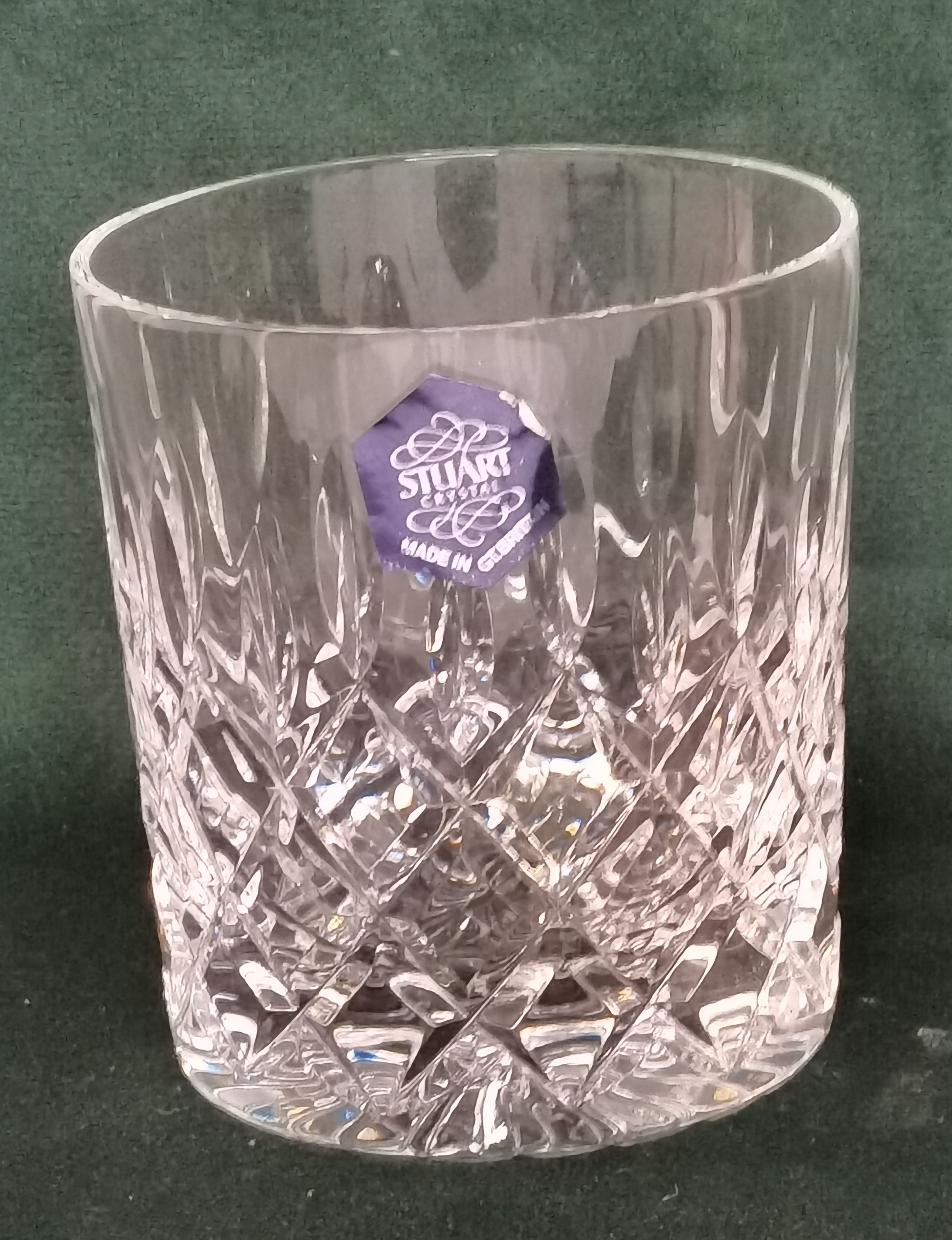 A set of six Stuart Crystal cut-glass tumbler glasses - Image 2 of 2