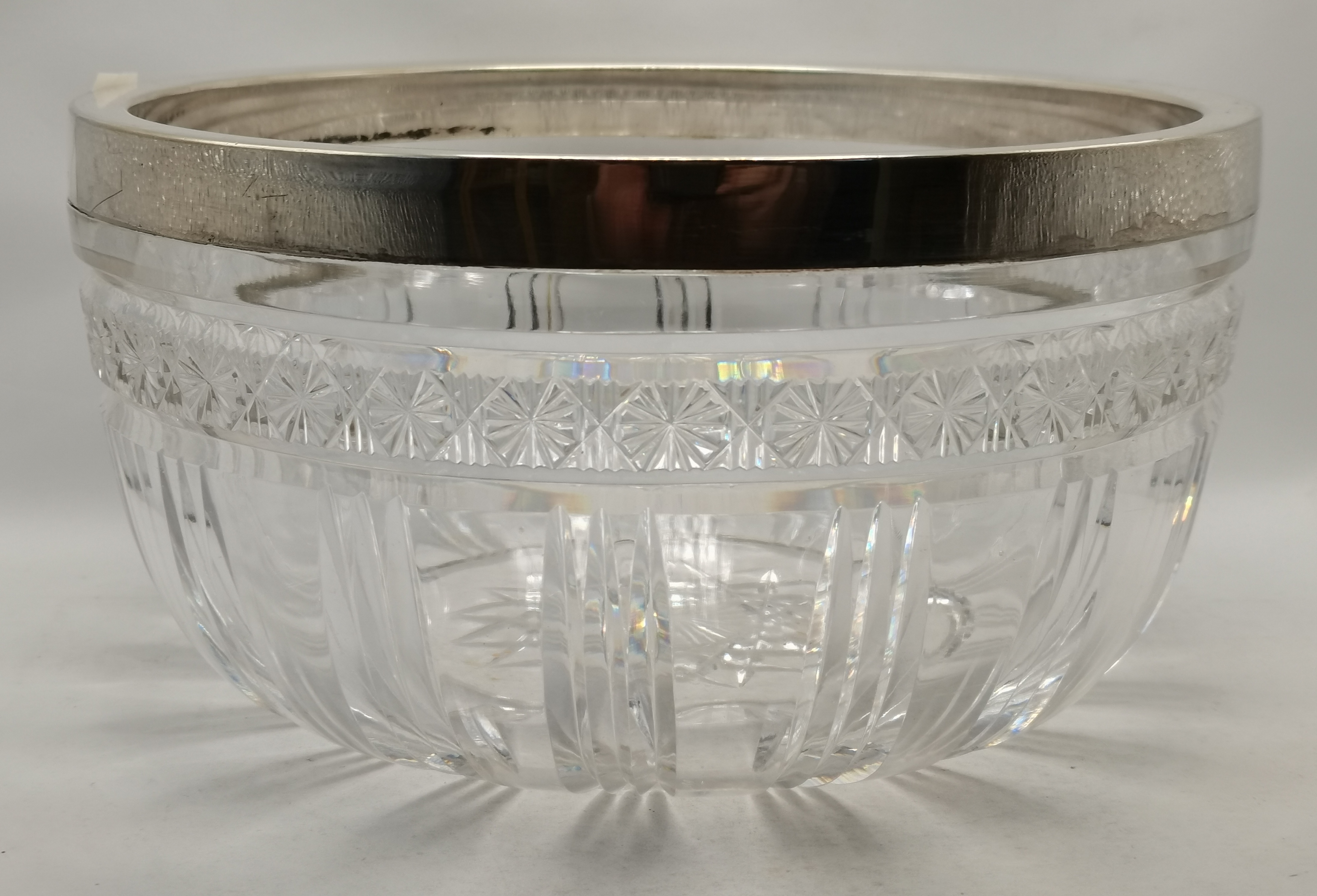 A Mappin & Webb Prince's silver plate-mounted cut glass bowl - Image 2 of 5