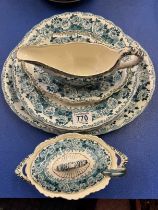 A part dinner service, Keeling & Co 'Chester'