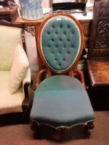 A Victorian mahogany chair