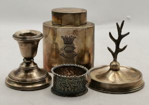 A small group of silver, Victorian and later