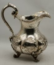 Paul Storr: A William IV silver cream jug