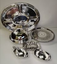 A group of silver-plate