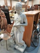 Antique garden stone statue of Goddess 160cm Ht