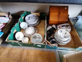 2 x misc items inc HOMEMAKER pottery Ant writing box etc