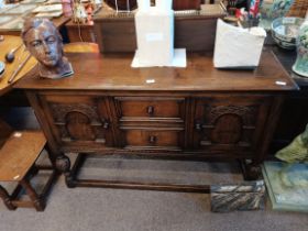 Antique carved Oak Sideboard Possibly Titchmarsh & Goowin