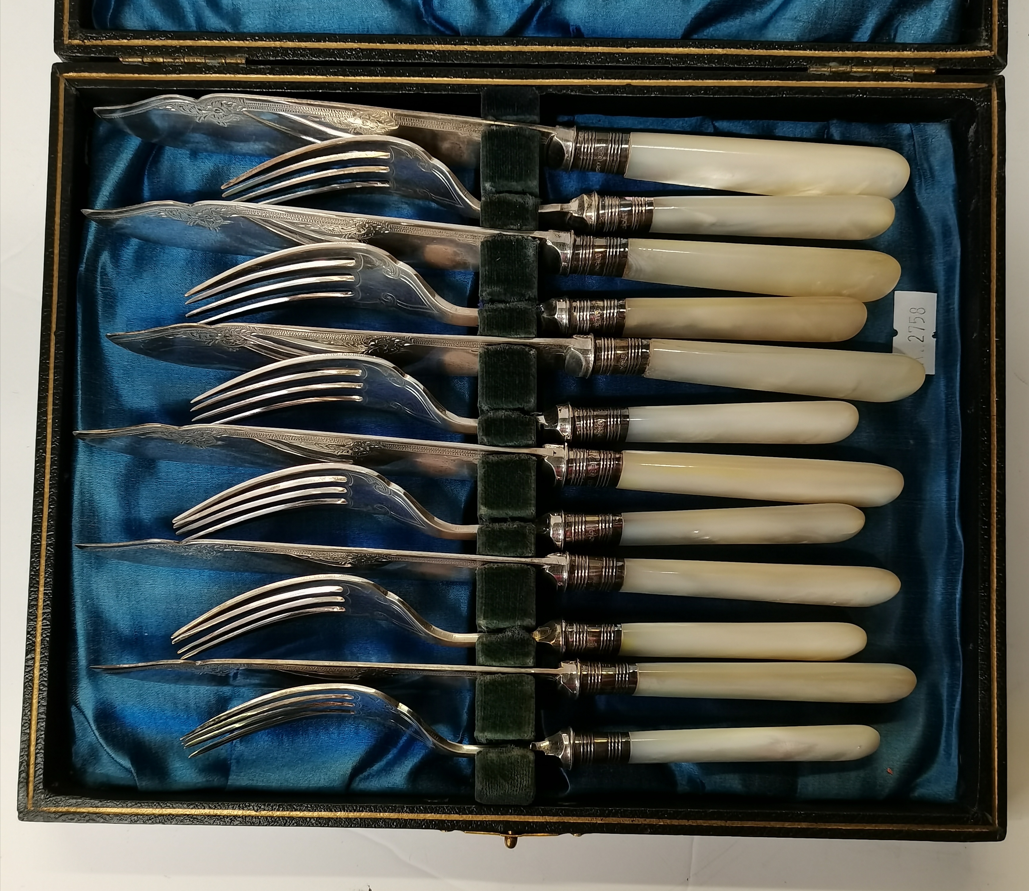 Four cased sets of silver and silver-plate flatware - Image 2 of 8