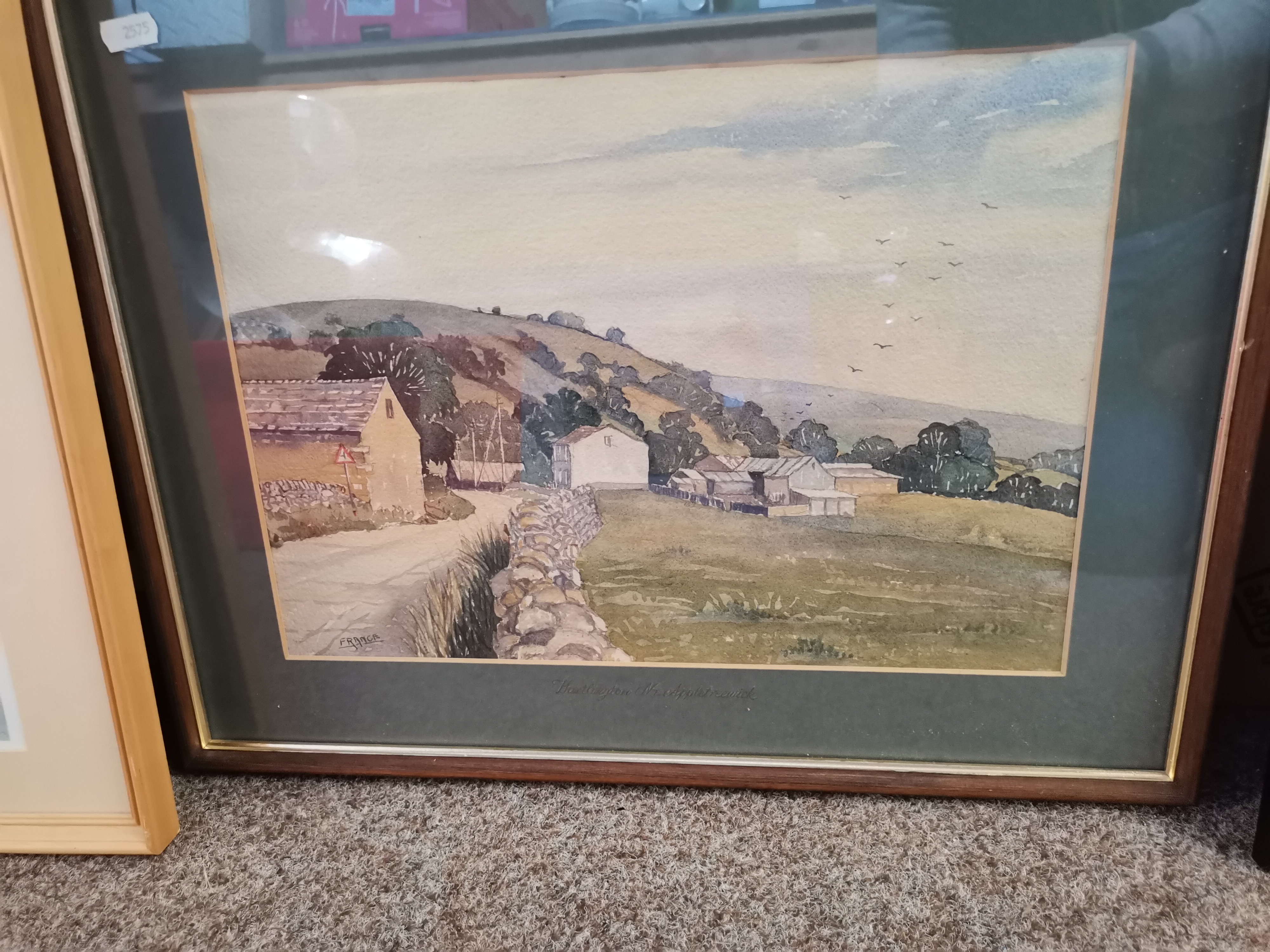 Four original landscape watercolours, framed - Image 5 of 5